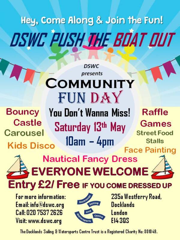 DSWC Event - Push the Boat Out and Community Fun Day! - DSWC